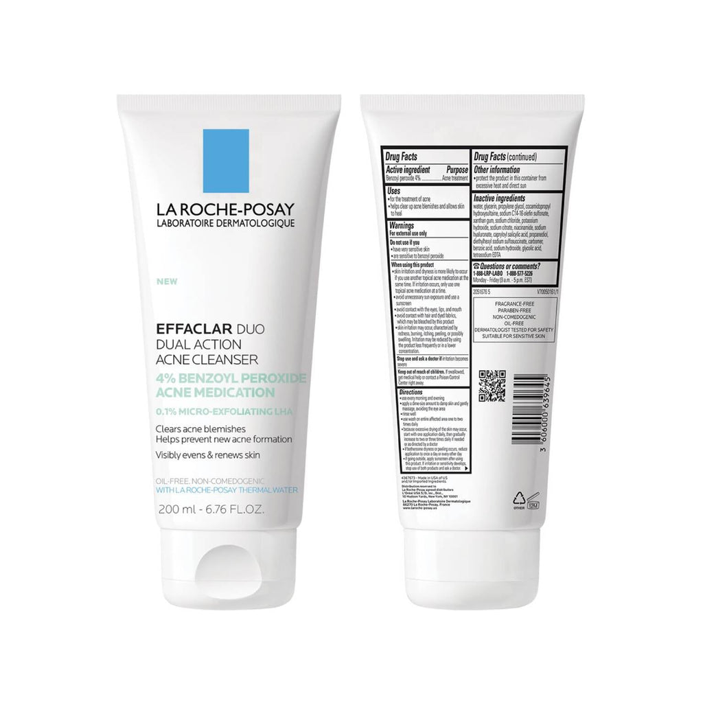 effaclar-dual-action-acne-face-wash-with-4-benzoyl-peroxide-r2 LaRochePosay-Product-Skincare-Effaclar-Duo-Dual-Cleanser-200ml-3606000639645-ATF-PIM-packshot-texture.jpg