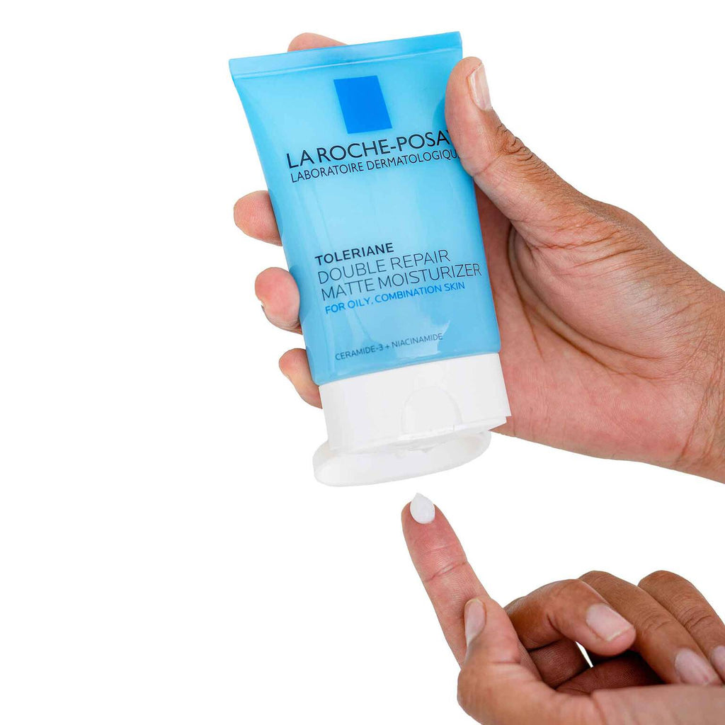 toleriane-double-repair-matte-face-moisturizer-for-oily-skin-r3 la-roche-posay-toleriane-matte-lotion-on-finger.jpg